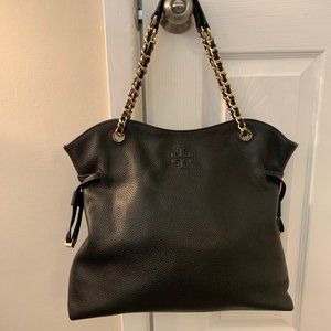 Tory Burch Chain-Shoulder Slouchy Tote Bag - EUC